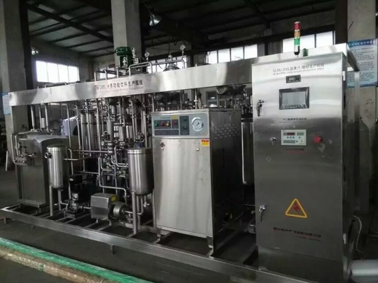 Kleine 200L/h smaakmelkverwerkingslijn met hoge spanning en compact ontwerp