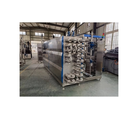 Productie-installatie Tubulaire sterilisator voor deeltjes Beverage Processing Line 2500 KG