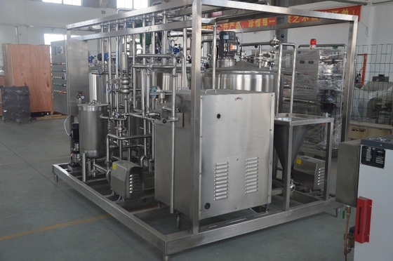 Kleine 200L/h smaakmelkverwerkingslijn met hoge spanning en compact ontwerp