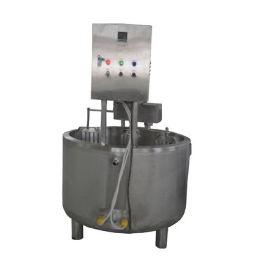 200 kg-2000 kg capaciteit roestvrij staal kaas pasteurisatie BTW voor voedingsmiddelen