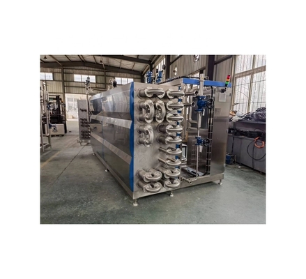 Spanning 380V/440V PLC-besturingsbuis pasteurisator voor melkverwerkingslijn