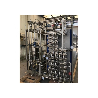 Tubulaire UHT-melksterilisator van 1000 L/H voor pasteurisatie en verwerking van melk