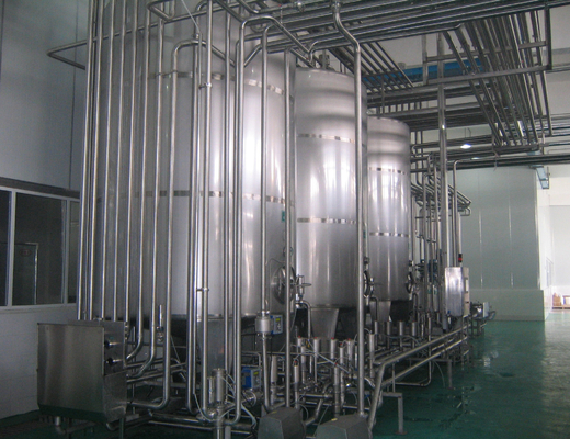 2000-60000kg op basis van compleet set 1000L zuivelverwerkingsinstallatie voor de voedingsmiddelen- en drankenfunctie