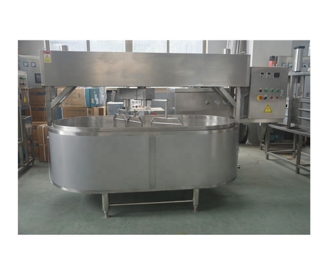 Het maken van kaas krijgen de 17,5KW kaas mengen vat 500 liter met pneumatische pers