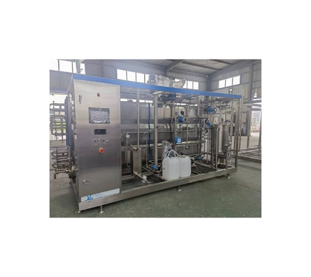 Boerderijen PLC 1000L/H tot 10000L/H Kleine deeltjes Dranken Aseptic Tubular Sterilisator Voordeel