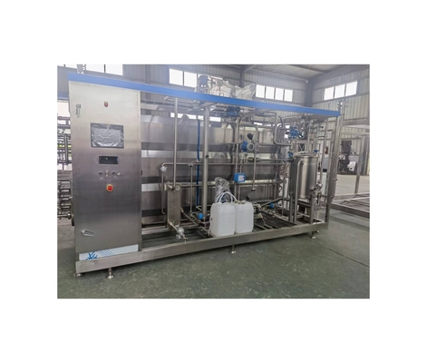 Boerderijen PLC 1000L/H tot 10000L/H Kleine deeltjes Dranken Aseptic Tubular Sterilisator Voordeel