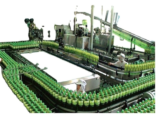 Elektrisch aangedreven volledig automatische 6000B / H kruidentheeproductielijn met flessenpakket