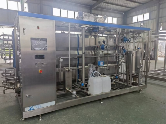 Boerderijen PLC 1000L/H tot 10000L/H Kleine deeltjes Dranken Aseptic Tubular Sterilisator Voordeel