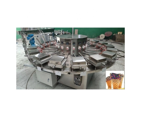 Geavanceerde machine voor het maken van gewalste suikerconen voor wafelkoekjes gelato Capaciteit 280 kg