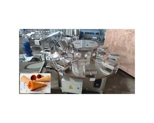 Geavanceerde machine voor het maken van gewalste suikerconen voor wafelkoekjes gelato Capaciteit 280 kg