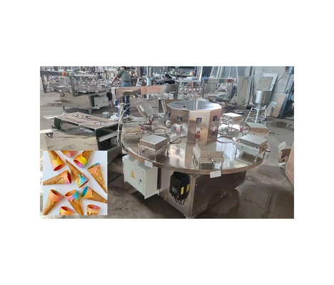 Geavanceerde machine voor het maken van gewalste suikerconen voor wafelkoekjes gelato Capaciteit 280 kg