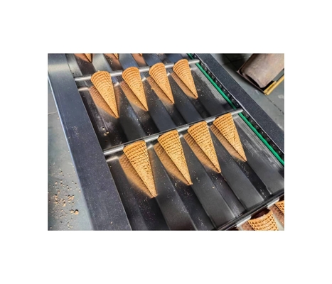 150 kg/uur capaciteit Wafer Cone Baking Machine met aangepaste spanning en prestaties