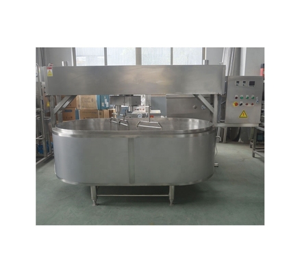 500 kg kaasverwerkingsmachine voor zuivelgewassen grondstof verse melk