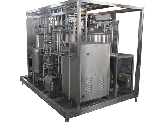 380V/440V Spanning Kleine schaal 50-300L/H Gelato-ijsproductielijn voor boerderijen