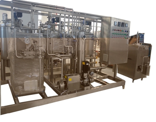380V/440V Spanning Kleine schaal 50-300L/H Gelato-ijsproductielijn voor boerderijen