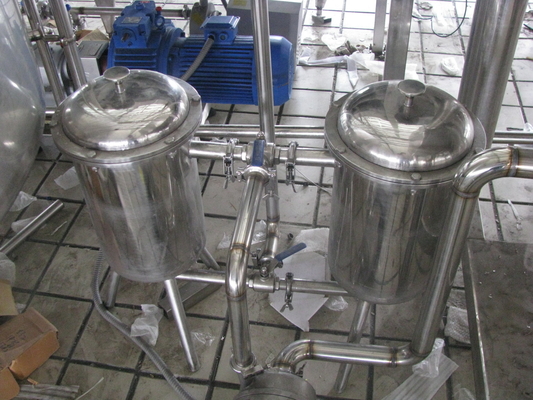 Voedselhygiëne 3000L/H Milk Duplex Filter met technologie en SS304 materiaal