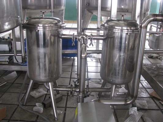 Voedselhygiëne 3000L/H Milk Duplex Filter met technologie en SS304 materiaal
