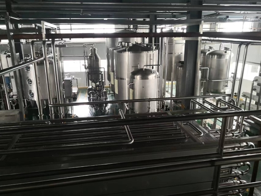 Roestvrij staal 304/316L ICED TEA HOT FILLING MACHINE Lijn voor het verwerken van thee-drank