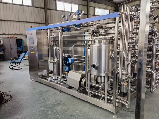 Sterilisatie voor melkdranken Fruit Jam Tubular Aseptic Ketchup Pasteurisatie Machine