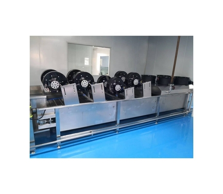 Boerderijen Wateronderdompeling Continuous Jar Can Bottle Juice Pasteurizer met 1460 KG Capaciteit