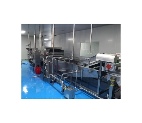Boerderijen Wateronderdompeling Continuous Jar Can Bottle Juice Pasteurizer met 1460 KG Capaciteit