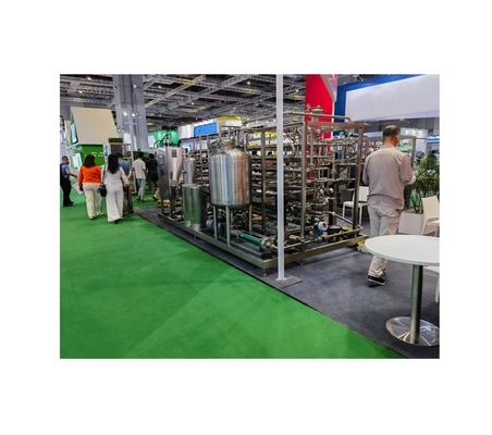 2500 KG Concentrate Juice Fruit Jam Tube in Tube Pasteuriser Polish Mirror Polished