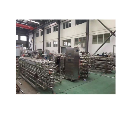 Tube In Tube Pasteurisatie Machine voor Tomato Paste bij Inlet Temperatuur 20-30°C