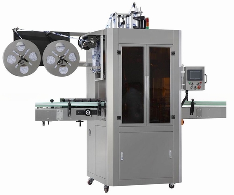 Plastic gemineraliseerde waterfles stoom krimpen mouw etikettering machine met 9000BPH snelheid