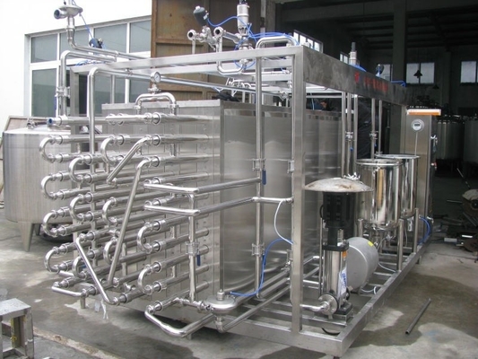 220V/380V/415V/440V Industrieel 2000L/H Melkproducten Dranken Pasteuriseringsmachine Koemelk
