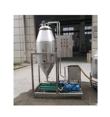 2.5-15kw Vacuum Degasser Tank voor deaeratie van melkdranken in productie-installaties