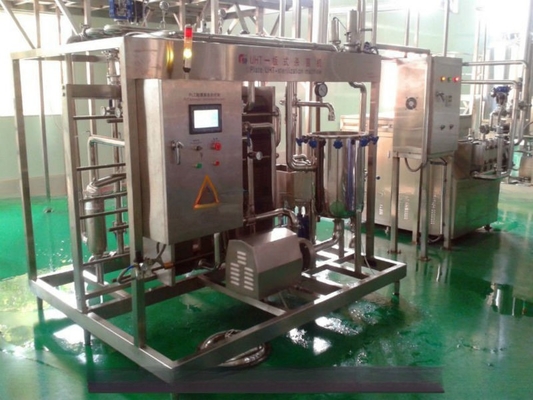 Afhankelijk van de capaciteit van de machine Plate Continuous Pasteurizer voor de voedingsindustrie