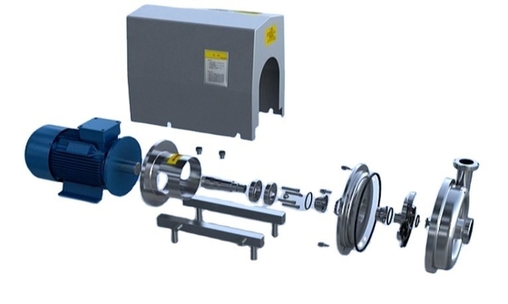 110V/220V/380V/415V/480V Spanning Voedsel Sanitaire SS316L Melk Centrifuge Pomp