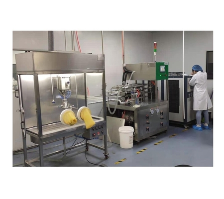 Mini Lab UHT Sterilisator Melkproductie Plant met 1800*800*1200mm Grootte