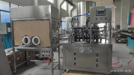 Mini Lab UHT Sterilisator Melkproductie Plant met 1800*800*1200mm Grootte