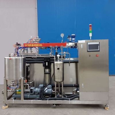 Mini Lab UHT Sterilisator Melkproductie Plant met 1800*800*1200mm Grootte