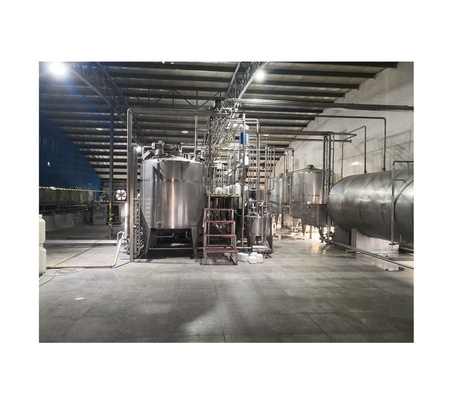 PLC-sojamelkproductie-machine Lijn voor het verwerken van gearomatiseerde melk met roestvrij staal 304/316L