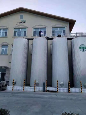 Spiegelpoets afwerking roestvrij staal 5000L melkopslag silo met Copeland compressor