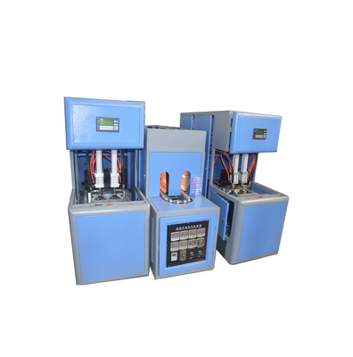 Hoogwaardige semi-automatische 2 holte plastic mineraalwaterflessen maken machine met schimmel