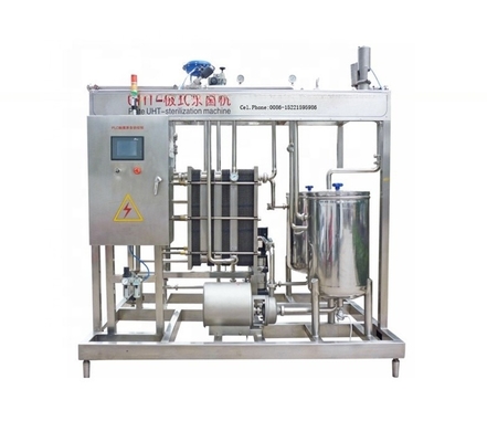 Elektrische verwarmingsplaat type pasteurisator voor melksap bij stoomdruk van 0,5-0,6 MPa