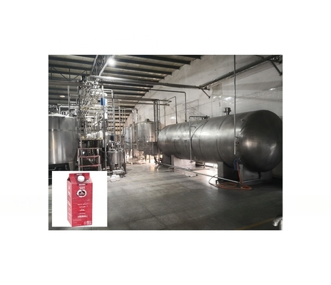 2000 kg eindproduct Geavanceerde sojamelkverwerkingslijn voor de productie van zuivelmelk