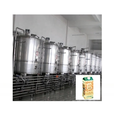 Aangepaste spanning continue ultra hoge temperatuur gepasteuriseerde havermelk verwerkingslijn