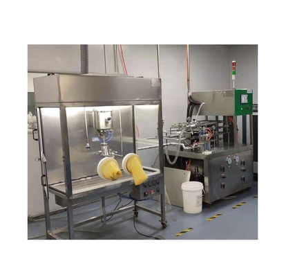 Laboratoriumsterilisator met aseptische vulapparatuur voor de verwerking van melk in een productie-installatie