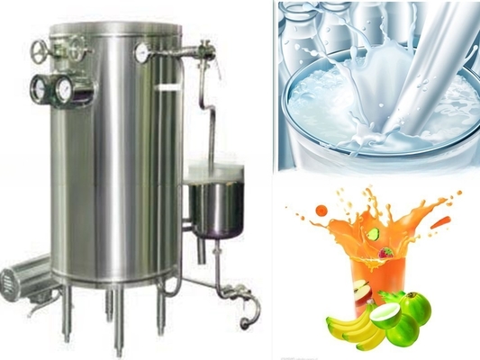 1000L/H Spiraal Ultra High Temperature Sterilisator voor sap en melk Beste prestaties