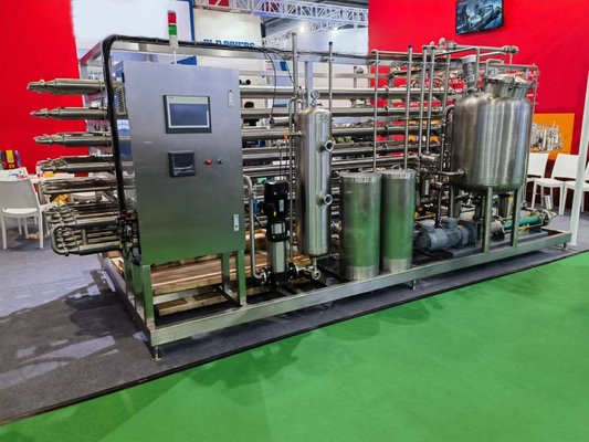 7.5 Kw UHT-buis in buis sterilisatie-machine voor de verwerking van geconcentreerde mango pulp