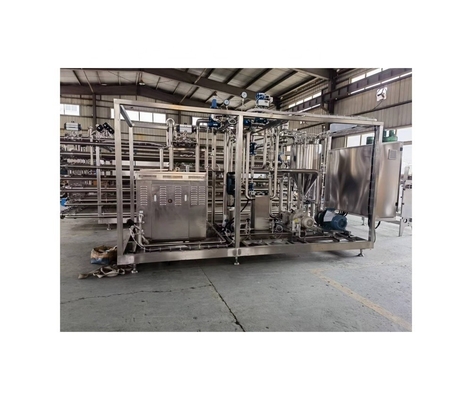 Productie-installatie Volledig automatisch 2000kg/h Fruit Pulp Tube in Tube UHT Sterilisator Machine