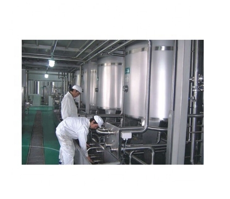 Fabriek voor de productie van verse melk Lijn voor de verwerking van kokosmelk 1000L/H met aangepaste spanning