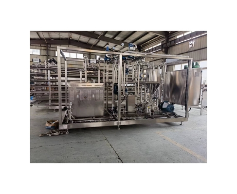 Productie-installatie Volledig automatisch 2000kg/h Fruit Pulp Tube in Tube UHT Sterilisator Machine