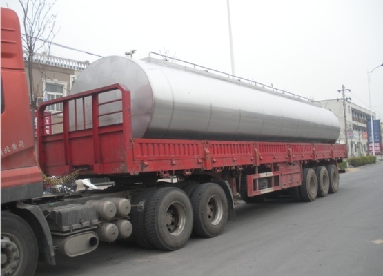 Langeafstandsmelktransport cilindrische tank van SUS304/316L met een capaciteit van 10000L