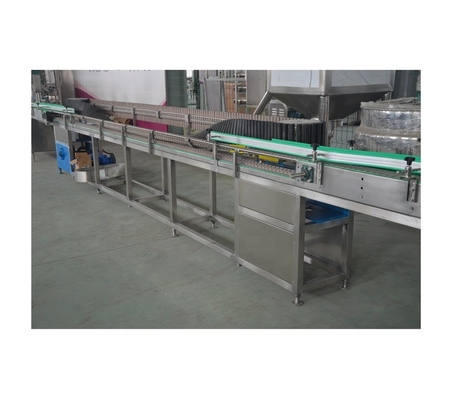 SUS304/SUS316 Verwerkende PET-flessen Inverter sterilisator met transportband