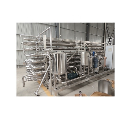 Polish 4T Tube In Tube Pasteurizer UHT Sterilisator voor het verwerken van geconcentreerde mango pulp